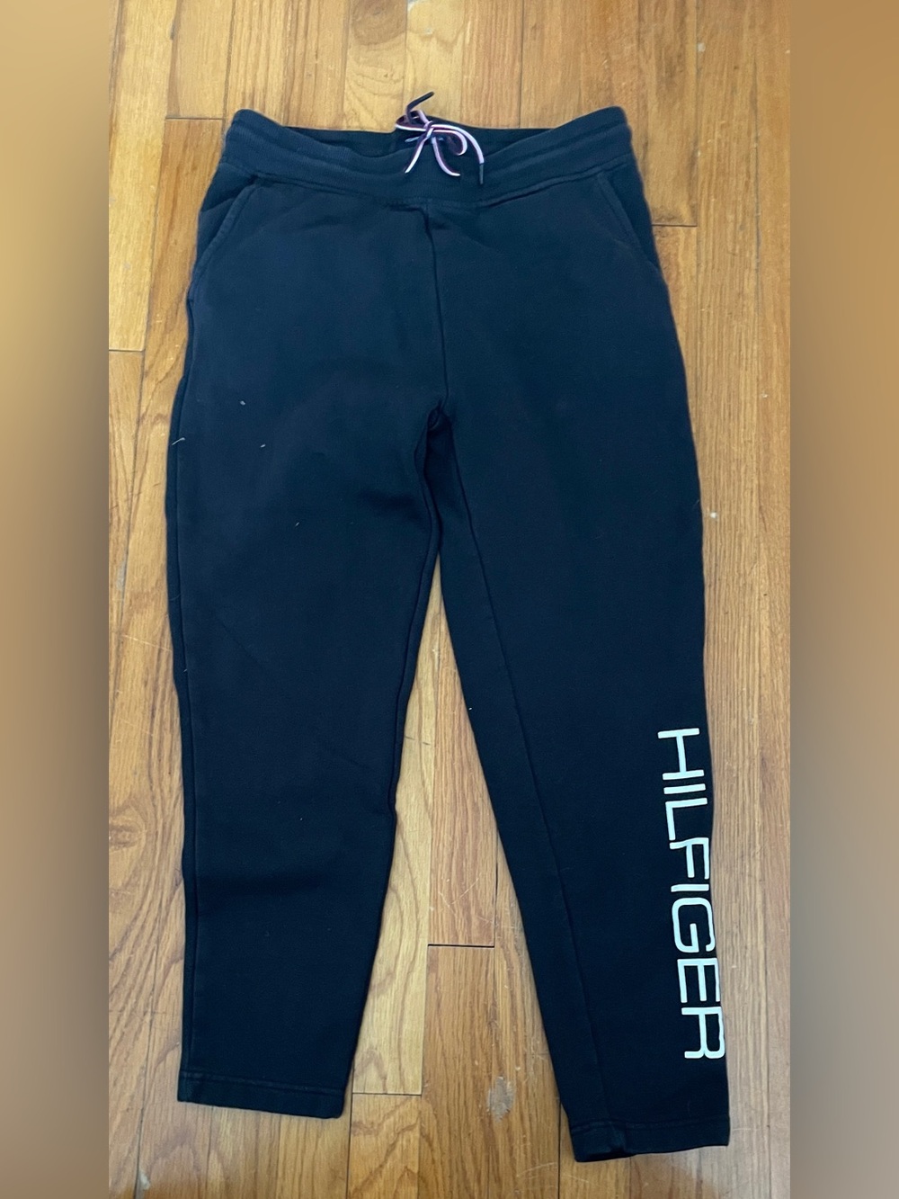 Tommy Hilfiger Adult unisex Black Logo Jogger Pants